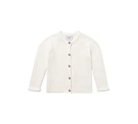 Stellou & friends Cardigan en tricot pour fille et garçon avec boutons aspect bois | Vêtements pour bébé de qualité supérieure en 100 % coton - IV V, Blanc., 62-68