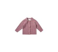 Stellou & friends Cardigan en tricot pour fille et garçon avec boutons aspect bois | Vêtements pour bébé de qualité supérieure en 100 % coton - IV V, Mélange de rose, 50/56 cm
