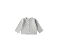 Stellou & friends Cardigan-tunique en tricot pour bébé et petit enfant avec boutons imitation bois, filles et garçons Vêtements de haute qualité en 100% coton, parfait pour l'automne et l'hiver