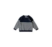 Stellou & Friends Pull-over bleu foncé / blanc, Taille 74-86