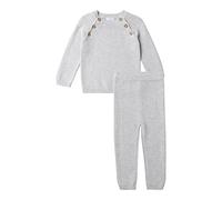 Stellou - Lot de 2 pulls tricotés assortis d’un long pantalon - Pour bébé et enfant, gris, 6 mois