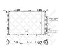 Stellox 10-25220-Sx Radiateur, Refroidissement Du Moteur Pour Mercedes-Benz
