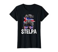 Stelpa Chignon Islande Fille Fière Icelandic Girls T-Shirt