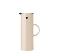 Stelton Bouteille isotherme EM77 - Pichet isotherme à double paroi pour boissons chaudes/froides - Cafetière à thé et café avec insert en verre - Fermeture magnétique - Couvercle à visser - Design