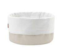 Stelton Brottasche, Groß, sand/weiss, Brotbox, Brotbehälter, Ø23cm, 100% Baumwolle, 1323