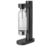 Stelton Brus Carbonateur d'Eau Gazeuse - Machine à Sodas Élégante pour Bouteilles Réutilisables, Design Danois, Compatible Cylindres CO2 Standard (M18 x 1.5)