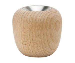 Stelton Chandelier, Acier Inoxydable, Beech Wood, Petit