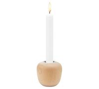 Stelton Chandelier en Acier Inoxydable, hêtre/sans Bougie, Hauteur 8 cm, diamètre 8,5 cm, ne Passe Pas au Lave-Vaisselle