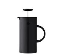Stelton EM77 French Press - Coffee Maker, Vacuum Jug, Easy Open/Close, Dishwasher Safe Parts, Measuring Spoon Included - 1 Liter (8 Cups), Black