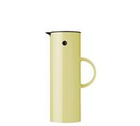 Stelton EM77 Pichet isotherme - Pichet isotherme double paroi pour boissons chaudes/froides - Théière et cafetière avec insert en verre, fermeture magnétique, couvercle à vis, design vintage - 1 litre
