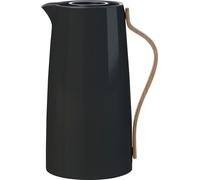 Stelton Emma Isolierkanne Kaffee Black, Kanne, Isokanne, Edelstahl, Kunststoff, Buchenholz, Schwarz, 1.2 L, x-200-2