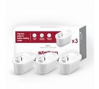 Stelton Lot de 3 cartouches filtrantes en magnésium+, compatibles avec carafe filtrante Stelton - Blanc