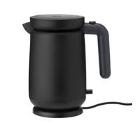 Stelton FOODIE Bouilloire électrique Bouilloire sans fil à ébullition rapide théière électrique pour boissons chaudes mini bouilloire pour café et thé efficacité énergétique 1500W 1 Litre Noir