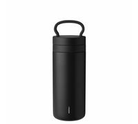 Stelton Gobelet isotherme Tabi, acier inoxydable, plastique, silicone, noir, ...