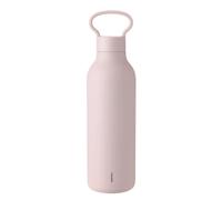 Stelton Isolierflasche Tabi, Edelstahl, Kunststoff, Silikon, Dusty Rose, 550 ml, 372-2
