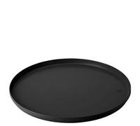 Stelton plateau de service EM, plateau rond, plastique ABS, Black, 40 cm, 1309