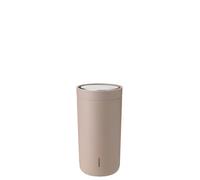 Stelton To-Go Click Gobelet isotherme à double paroi anti-rouille et anti-fuite avec couvercle Smart Click pour boissons chaudes et froides, 0,2 l, chiné
