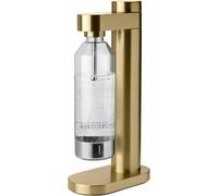 Stelton Wassersprudler Brus, für kohlensäurehaltige Getränke, Edelstahl, Kunststoff, Brushed Brass, 2100-3