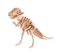 STEM-BAU-Puzzle en bois - Kit de modélisation de dinosaure 3D pour et adultes - Jouet éducatif pour le développement du cerveau - Découpe sûre et respectueuse de l'environnement - Cadeau