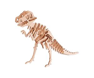 STEM-BAU-Puzzle en bois - Kit de modélisation de dinosaure 3D pour et adultes - Jouet éducatif pour le développement du cerveau - Découpe sûre et respectueuse de l'environnement - Cadeau