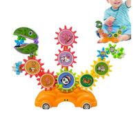 STEM Gear Ensemble de d'apprentissage précoce pour , système de blocs de construction mécaniques, design interactif d'ingénierie scientifique, modèle d'apprentissage durable, pour la