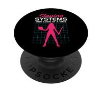 STEM Girl Women in Science Sassy Scientist Smart is Sexy PopSockets PopGrip Adhésif