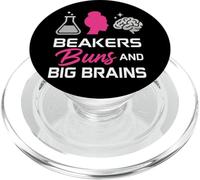 STEM Girl Women in Science Sassy Scientist Smart is Sexy PopSockets PopGrip pour MagSafe
