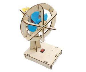 STEM Jouets d'apprentissage - Kit motorisé avec circuit électrique, kit d'exploration de physique du bâtiment avec ventilateur, jeu de puzzle éducatif pour raisonnement logique | Experim scientifique