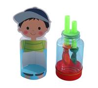 STEM Kit d'expériences scientifiques pour enfants, modèle de respiration pulmonaire humaine avec ballons et pailles, kit éducatif de biologie pour enseignement en classe, projet d'anatomie pratique