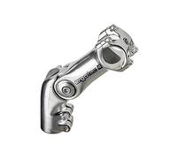 Ergotec Octopus 2 A-head 50 31.8/28.6 Mm Adjustable Stem Argenté 90 mm / 0º/+60º