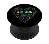 STEM Squad Heart - Science, Technologie, ingénierie et mathématiques PopSockets PopGrip Adhésif