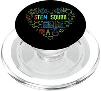 STEM Squad Heart - Science, Technologie, ingénierie et mathématiques PopSockets PopGrip pour MagSafe