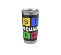 STEM Squad : retour à l'école : sciences, technologies, ingénierie et mathématiques Gobelet isotherme en acier inoxydable double paroi