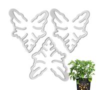 Stem Stabilizer, Garden Climbing Cage, Adjustable Vertical Support, Set of Three Reusable Frames, Heavy Duty Metal for Tomato Plants, Vining Vegetables, Houseplants, Indoor Outdoor Yard