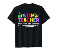 STEM Teacher Build Code Test Innovate T-Shirt