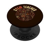 STEM Teacher - Science Technology Engineering Math PopSockets PopGrip Adhésif