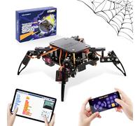 STEM Toys Kit de robot araignée bionique programmable, kit scientifique pour enfants de 8 à 12 ans, jouet de construction robotique à faire soi-même pour adolescents, télécommande par application