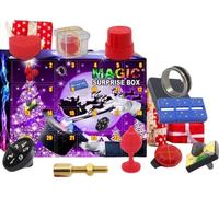 Stemap Calendrier du compte à rebours de Noël avec des tours de magie | Cadeaux Jouets magiques | Avent pour les enfants | Accessoires Random