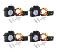 Stemedu Micro 2,1 g DM-S0020 Super Mini Servo numérique 2 g Ultra léger sans noyau pour hélicoptère RC Hobby (lot de 4)
