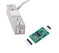 Stemedu Module de charge 1KG amplificateur HX711, Module de capteur de poids de balance de cuisine portable numérique AD pesant pour Arduino framboise Pi