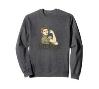 Steminist Rosie The Riveter rétro féministe Sweatshirt