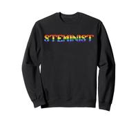 Steminist Science, Technologie, Mathématiques LGBT Rainbow Flag STEM Sweatshirt