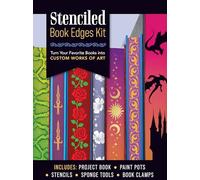 Stenciled Book Edges Kit: Turn Your Favorite Books into Custom Works of Art