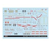 Plus Modèle AL7021 - 1:72 Pochoirs Pour P2V Neptune