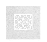 Stencils muraux pour peinture Grand pochoir mural géométrique 40 cm-80 cm Art déco réutilisable for carrelage décoratif, peinture, stuc, plâtre(L 30cmX60cm - B)