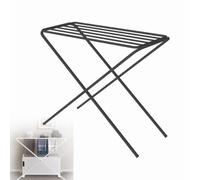 Stendini Radiatore ad Olio Séchoir à linge multifonction robuste renforcé Capacité de charge 25 kg Design compact Noir Idéal pour une utilisation en intérieur 99 cm