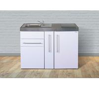Stengel Mini-Cuisine avec Frigo, Armoire Télescopique et Vitrocéramiques MP120A Blanche - 10120 102631 - 00
