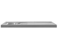 Stengel Plan de Travail en Inox 150x60 cm avec Évier - 40150 000050 01