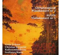 Stenhammar / Aulin - Piano 2 / Violin Concerto No. 3 [Import]