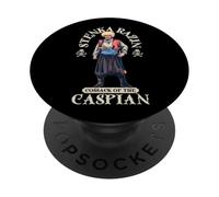 Stenka Razin - Héros cosaque PopSockets PopGrip Adhésif